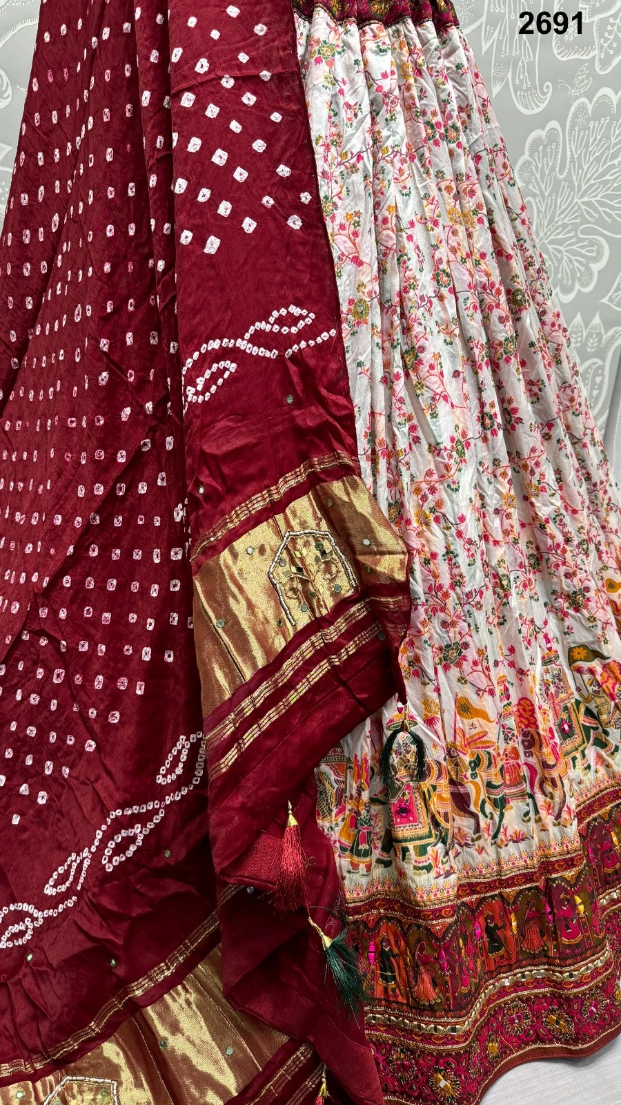 Anjani Art 2691 Cotton Wholesale Lehenga — Wholesale Lehenga, MPA wholesale from Surat - Gallery Image 4